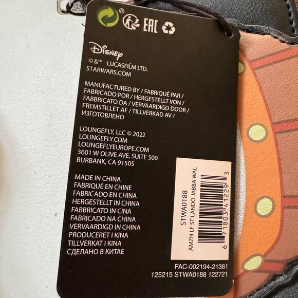 Star Wars Loungefly St Lando Jabba Zipper Wallet NWT - Picture 6 of 6